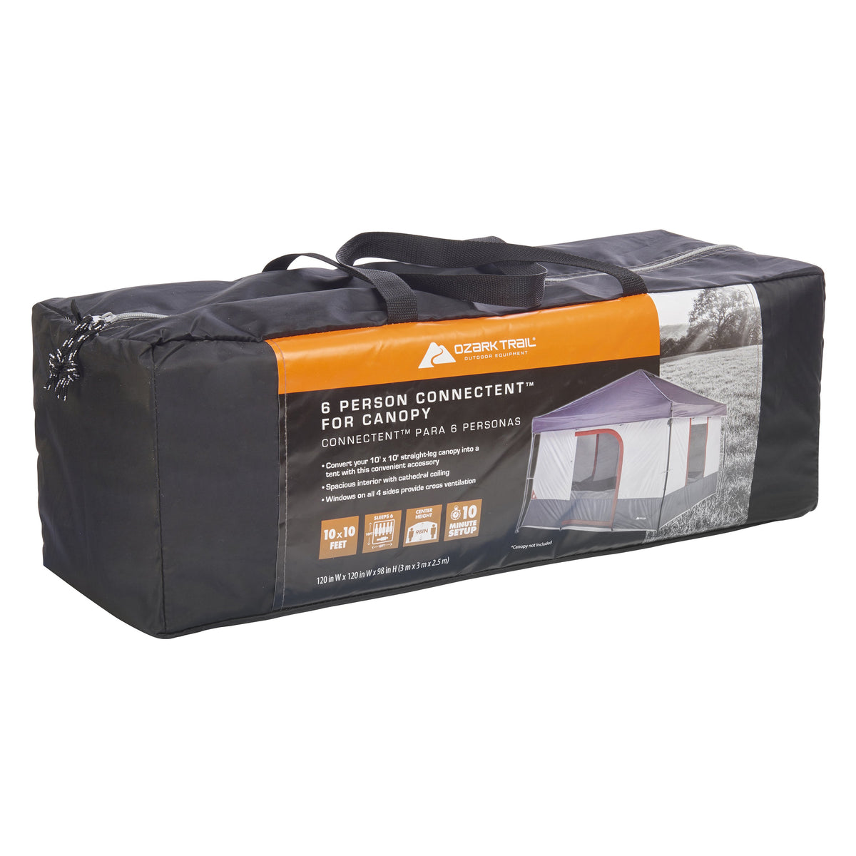 6-Person 10 x 10 ft. ConnecTent™ for Straight-leg Canopy [Sold