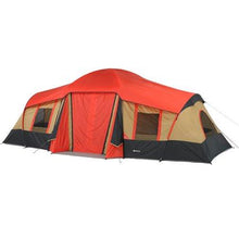 Load image into Gallery viewer, 10-Person 3-Room Vacation Tent with Shade Awning