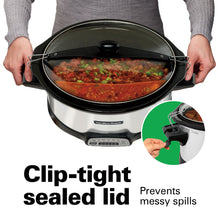 Load image into Gallery viewer, 7 Quart Programmable 2-Clip Slow Cooker
