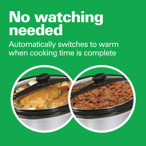 7 Quart Programmable 2-Clip Slow Cooker