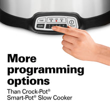 Load image into Gallery viewer, 7 Quart Programmable 2-Clip Slow Cooker