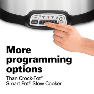 7 Quart Programmable 2-Clip Slow Cooker