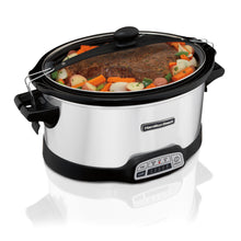 Load image into Gallery viewer, 7 Quart Programmable 2-Clip Slow Cooker